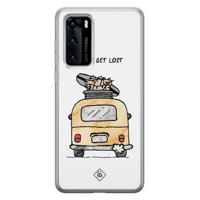 Huawei P40 siliconen hoesje - Let's get lost - thumbnail