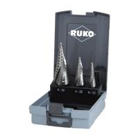 RUKO 101026RO HSS Getrapteboorset 3-delig 3 vlakken schacht 1 set(s) - thumbnail