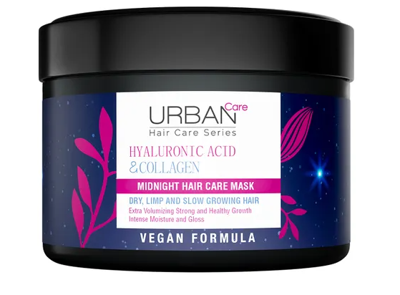 Urban Care Hyaluronic Acid & Collagen Midnight Hair Care Mask Urban Care Hyaluronic Acid & Collagen Midnight Hair Care Mask