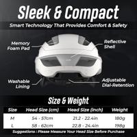 CRNK helm angler wit glossy m 53-57cm - thumbnail