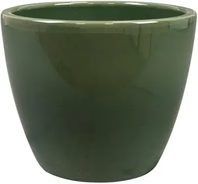 TS Collection bloempot sven keramiek 16x13cm sage