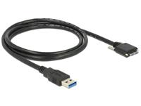 DeLOCK 1m USB 3.0 USB-kabel USB 3.2 Gen 1 (3.1 Gen 1) USB A Micro-USB B Zwart - thumbnail
