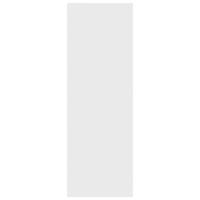 Boekenkast/dressoir 66x30x97,8 cm bewerkt hout wit - thumbnail