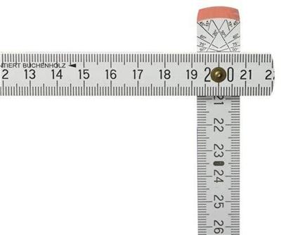 BMI Duimstok | lengte 2 m | breedte 16 mm | EG III | beukenhout wit | 1 stuk - 976907200 - 976907200 BMI Duimstok | lengte 2 m | breedte 16 mm | EG III | beukenhout wit | 1 stuk - 976907200 - 976907200