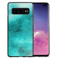 Case Samsung Galaxy S10+ Painting Blue - thumbnail