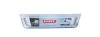Pyrex cook & freeze glazen ovenschaal + deksel 4l transparant - thumbnail
