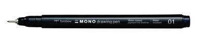 Tombow • fineliner mono drawing pen, line width 01 (approx. 0.25 mm), black