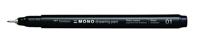Tombow • fineliner mono drawing pen, line width 01 (approx. 0.25 mm), black - thumbnail