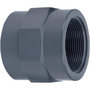 Aquaforte Schroefbus Lijm x Binnendraad 63mm x 2" - Robuust PVC, Waterdichte Vijververbinding