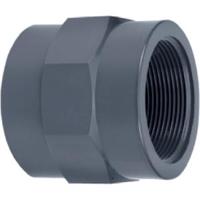 Aquaforte Schroefbus Lijm x Binnendraad 63mm x 2" - Robuust PVC, Waterdichte Vijververbinding - thumbnail