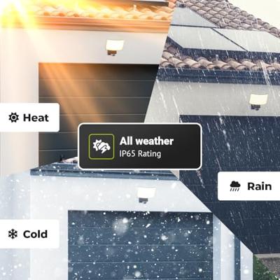 Londen - LED Wandlamp met sensor - 30 Watt 2500 Lumen - Bewegingssensor en schemerschakelaar - 3000K warm wit licht - Zwart Londen - LED Wandlamp met sensor - 30 Watt 2500 Lumen - Bewegingssensor en schemerschakelaar - 3000K warm wit licht - Zwart