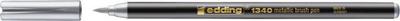 Brushpen edding 1340 metallic zilver | 10 stuks