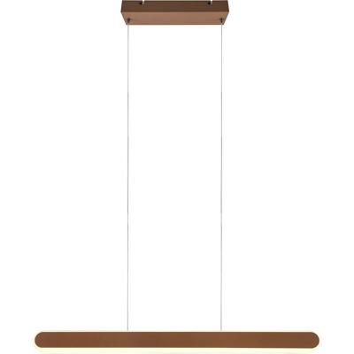 LED Hanglamp 48W - Coffee Metaal - Dimbaar & In Hoogte Verstelbaar