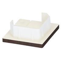 Keralit Eindkap voor 2828/2827 Donker eiken (2829) - thumbnail