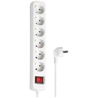 Hama distribution panel 6 sockets with switch child-proof 1.4 m white - thumbnail