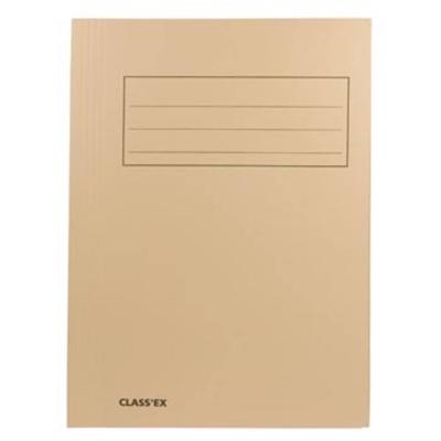 Class'ex dossiermap, 3 kleppen ft 23,7 x 34,7 cm (voor ft folio), gems
