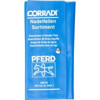 PFERD TOOLS 12314082 CORRADI naaldvijlenset Zwitserse kap 1 in PVC-roltas Lengte 160 mm 1 stuk(s) - thumbnail