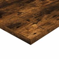 Wandschappen 4 st 60x30x1,5 cm bewerkt hout gerookt eikenkleur - thumbnail