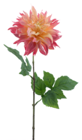 Dahlia spray Mumba cream/pink 63cm - thumbnail