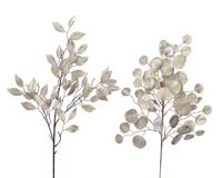 Kunsttak glitter champagne 72cm - thumbnail