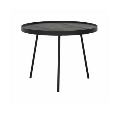 DTP Home Salontafel 'Saturnus' Teakhout, 50cm, kleur Zwart DTP Home Salontafel 'Saturnus' Teakhout, 50cm, kleur Zwart