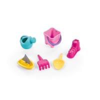 Dolu Zand-Watertafel + Accessoires Roze/Wit - thumbnail