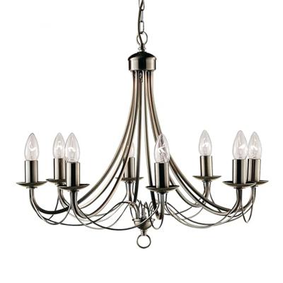 Searchlight Grote kroonluchterMaypole - 6348-8AB