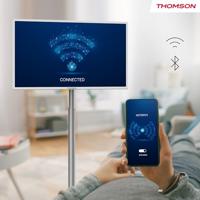 Thomson Go TV 32 inch (81 cm), draagbare Android-tv – HD Ready (1366 × 768), spraakbesturing, Bluetooth 5.1, Wi-Fi, hotspotfunctie, tot 4 uur batterijduur - thumbnail