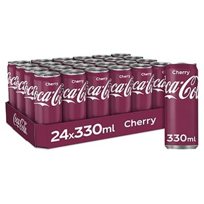Coca-Cola cherry blik (24x 33cl)