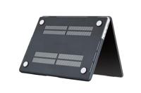 Lunso MacBook Pro 16 inch M1/M2 (2021-2023) cover hoes - case - Mat Zwart - thumbnail