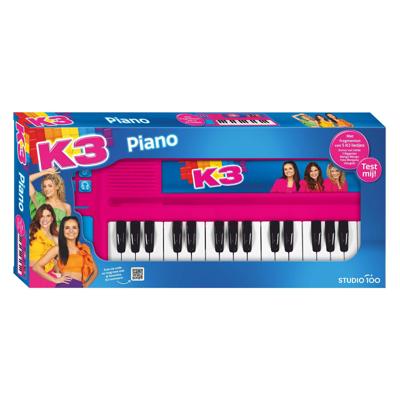 K3 Piano met Drumpad Roze/Blauw K3 Piano met Drumpad Roze/Blauw
