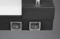 Trio SpiegellampEnrico 60cm - zwart - 281470332 - thumbnail