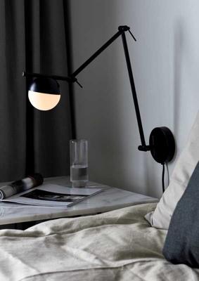 Nordlux Wandlamp designContina zwart - 2010971003