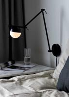 Wand of plafondlamp zwart &apos;Contina&apos; Nordlux G9 fitting modern verstelbaar - thumbnail