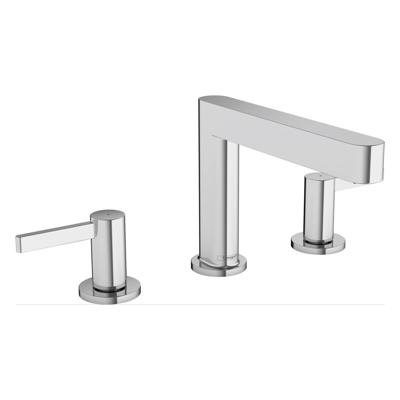 Wastafelmengkraan Finoris HansGrohe 3-gats 110 met Push-Open Waste Chroom