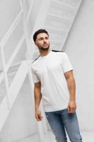 EA7 Emporio Armani 7M000299 T-Shirt Heren Wit - Maat XL - Kleur: Wit | Soccerfanshop - thumbnail