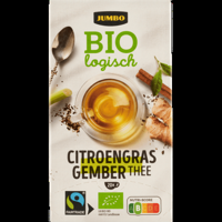 Jumbo Biologisch Citroengras Gember Thee 30 g - thumbnail