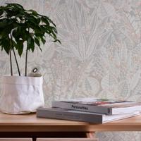 Livingwalls Stories of Life - Grijs - Bladeren - 396534 - thumbnail