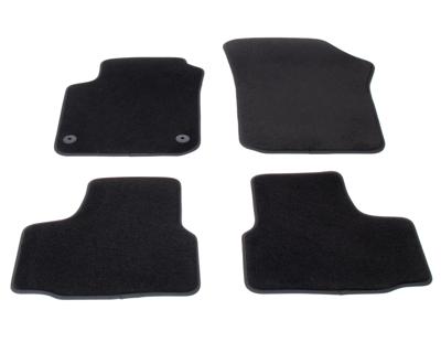 Automatten op maat - zwart velours - Vw Up, Skoda Citigo, Seat Mii vanaf 2011