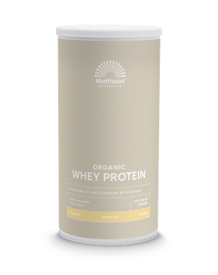 Mattisson HealthStyle Biologische Wei Proteïne Vanille