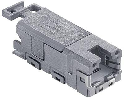 Metz Connect 1401100810MI RJ45-inbouwbus Koppeling, recht Aantal polen: 8P8C Zilver (metallic) 1 stuk(s) Metz Connect 1401100810MI RJ45-inbouwbus Koppeling, recht Aantal polen: 8P8C Zilver (metallic) 1 stuk(s)
