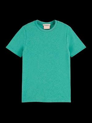 Slim-fit linen blend T-shirt