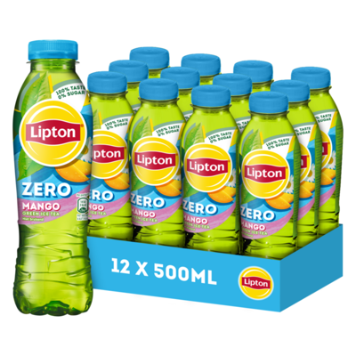 Lipton ice tea green mango zero pet (12x50cl)