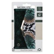 Mobilize 2in1 Gelly Velvet Clutch for Apple iPhone 12/12 Pro Green Snake