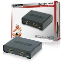 HDMI switch met versterker 2-poorts - thumbnail