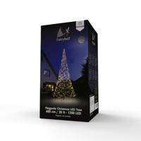 Fairybell Lichtboom vlaggenmast l600cm 1200led warm wit - thumbnail