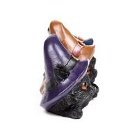 Heksen Zwarte Kat trio in heksenhoed - thumbnail