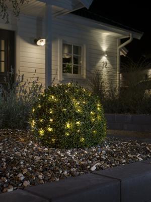 Konstsmide 6461-830 Micro-lichtketting Druppel Buiten Energielabel: F (A - G) werkt op het lichtnet Aantal lampen 300 LED Barnsteen Verlichte lengte: 59.8 m