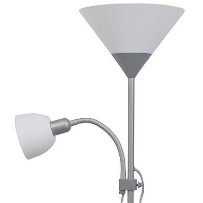 VidaXL Vloerlamp grijs