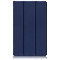 Lunso - Lenovo Tab M8 Gen 4 (8 inch) - Tri-Fold Bookcase hoes - Donkerblauw - thumbnail